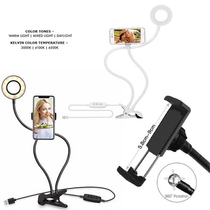 Personal Live Stream Ring Light Kit | 3.5\xe2\x80\x9d LED,