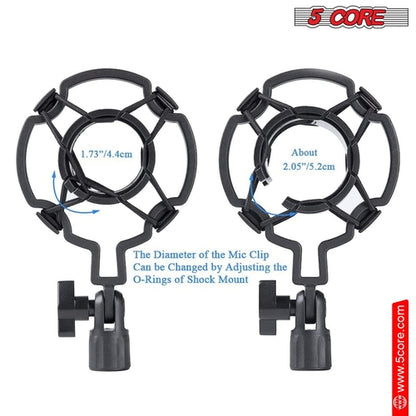 5Core Recording Microphone Podcast Bundle Professional Condenser