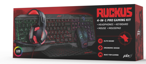 4-IN-1 PRO GAMING KIT HEADPHONES  KEYBOARD  MOUSE - MOUSEPAD