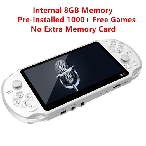Portable Handheld Game Console With 1000 Free Games