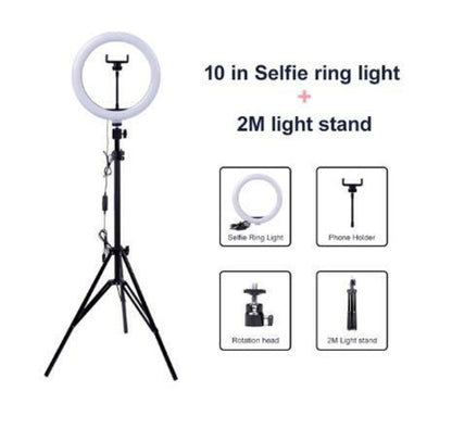 Video Light Dimmable LED Selfie Ring Light USB ring lamp Photography