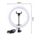 Video Light Dimmable LED Selfie Ring Light USB ring lamp Photography