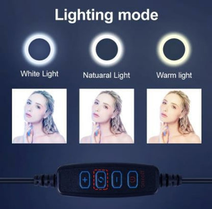 Video Light Dimmable LED Selfie Ring Light USB ring lamp Photography