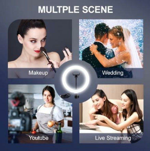Video Light Dimmable LED Selfie Ring Light USB ring lamp Photography